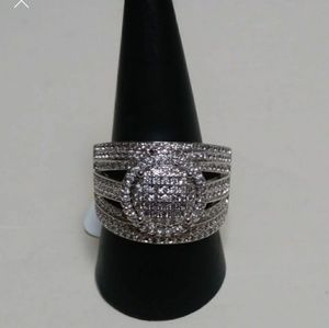 925 Silver Round Ring